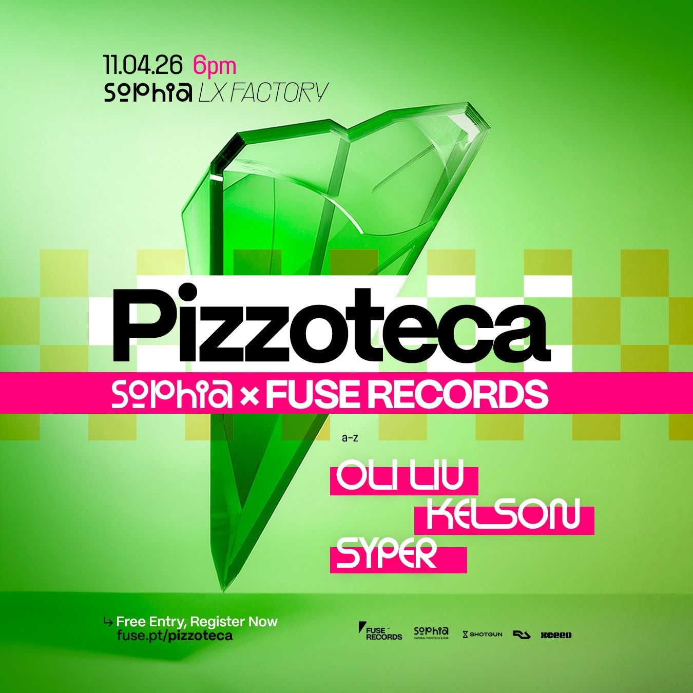 FUSE RECORDS X SOPHIA: PIZZOTECA (FREE ENTRY) at Sophia Pizzoteca & Bar, Sat 11 Apr