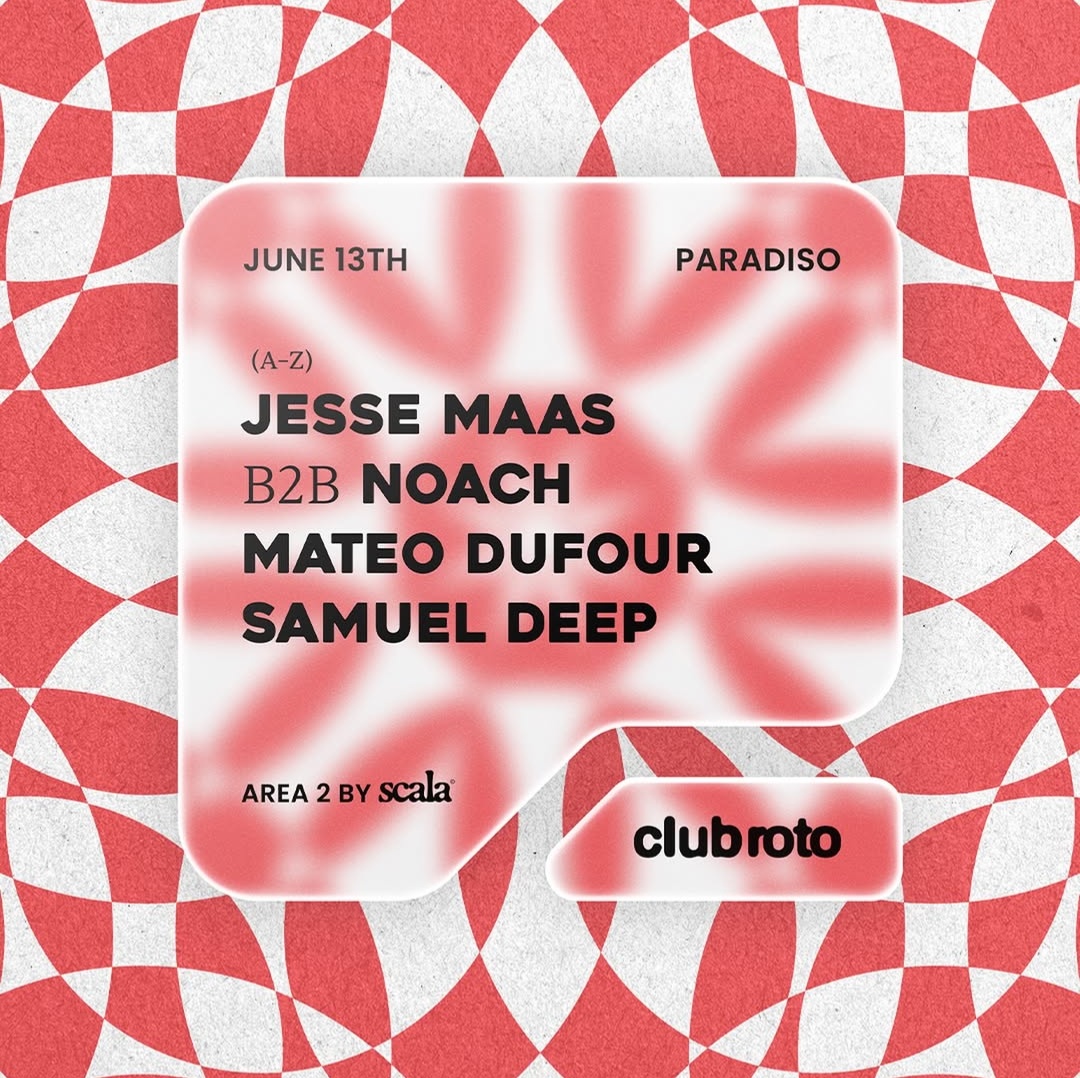 CLUB ROTO at Paradiso, Sat 13 Jun