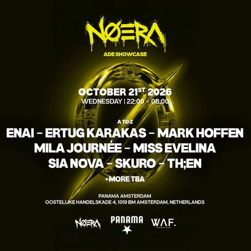 NØERA SHOWCASE | ADE at Panama, Wed 21 Oct