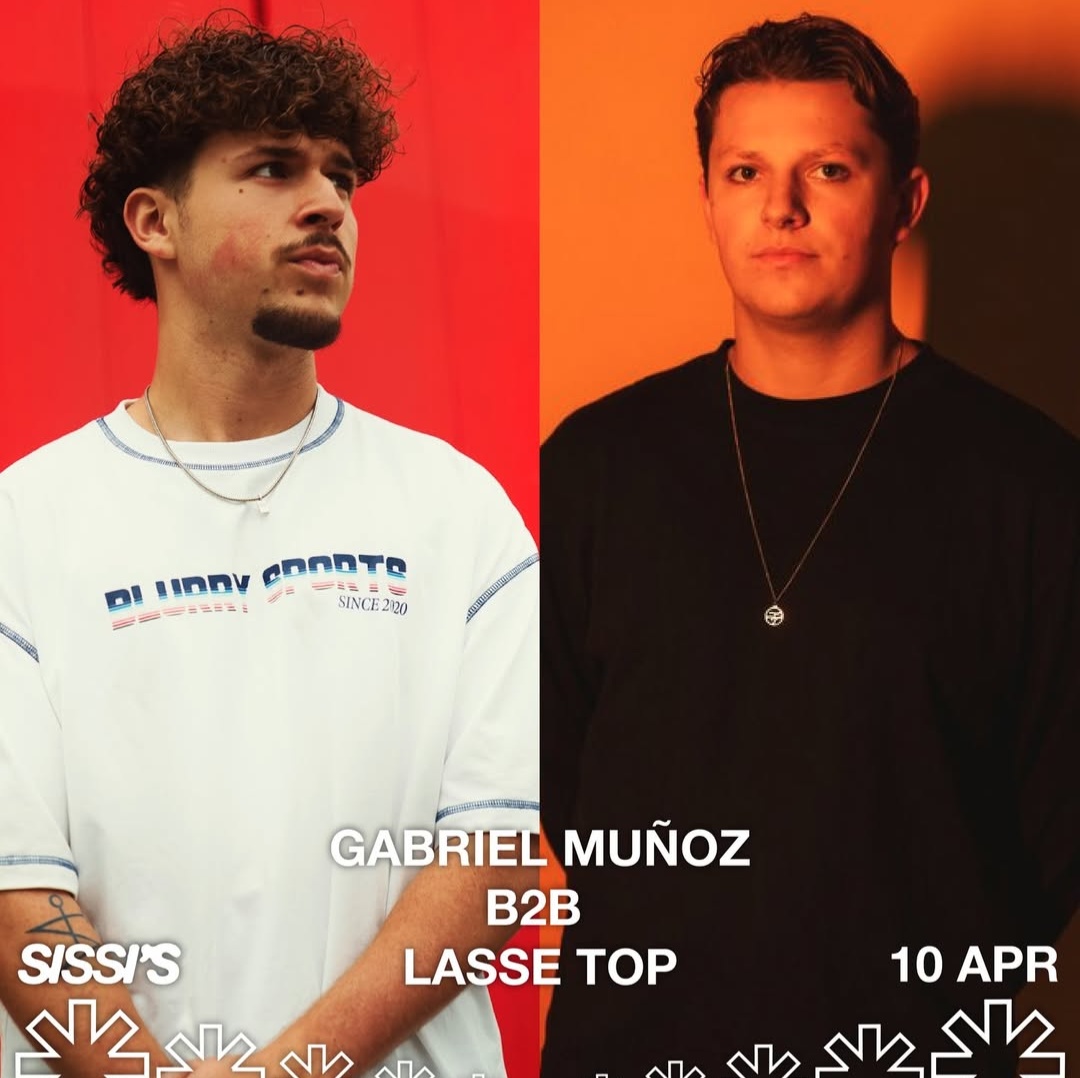 SISSI'S FRIDAY W/ GABRIEL MUNOZ B2B LASSE TOP, LIZZ.E & MAAT SOUND at Sissi's, Fri 10 Apr