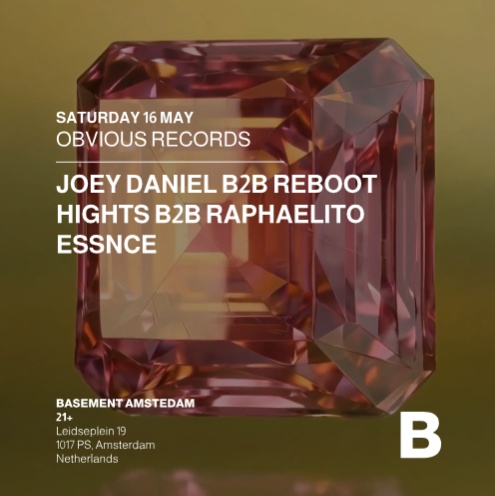 BASEMENT x OBVIOUS RECORDS at Basement, Sat 16 May