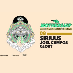MOTHERSHIP at Lisbon Rio Club, Wed 8 Apr