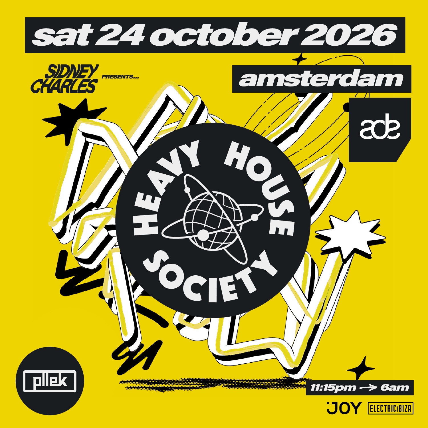 HEAVY HOUSE SOCIETY | ADE at PLLEK, Sat 24 Oct