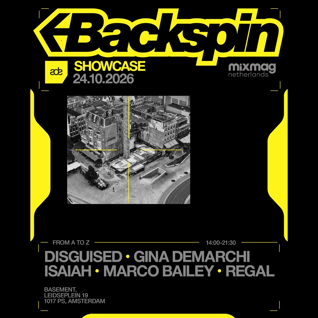 BACKSPIN X MIXMAG NETHERLANDS | ADE at Basement, Sat 24 Oct